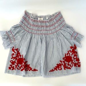 Piper by Townsen Off the Shoulder Top, sz small